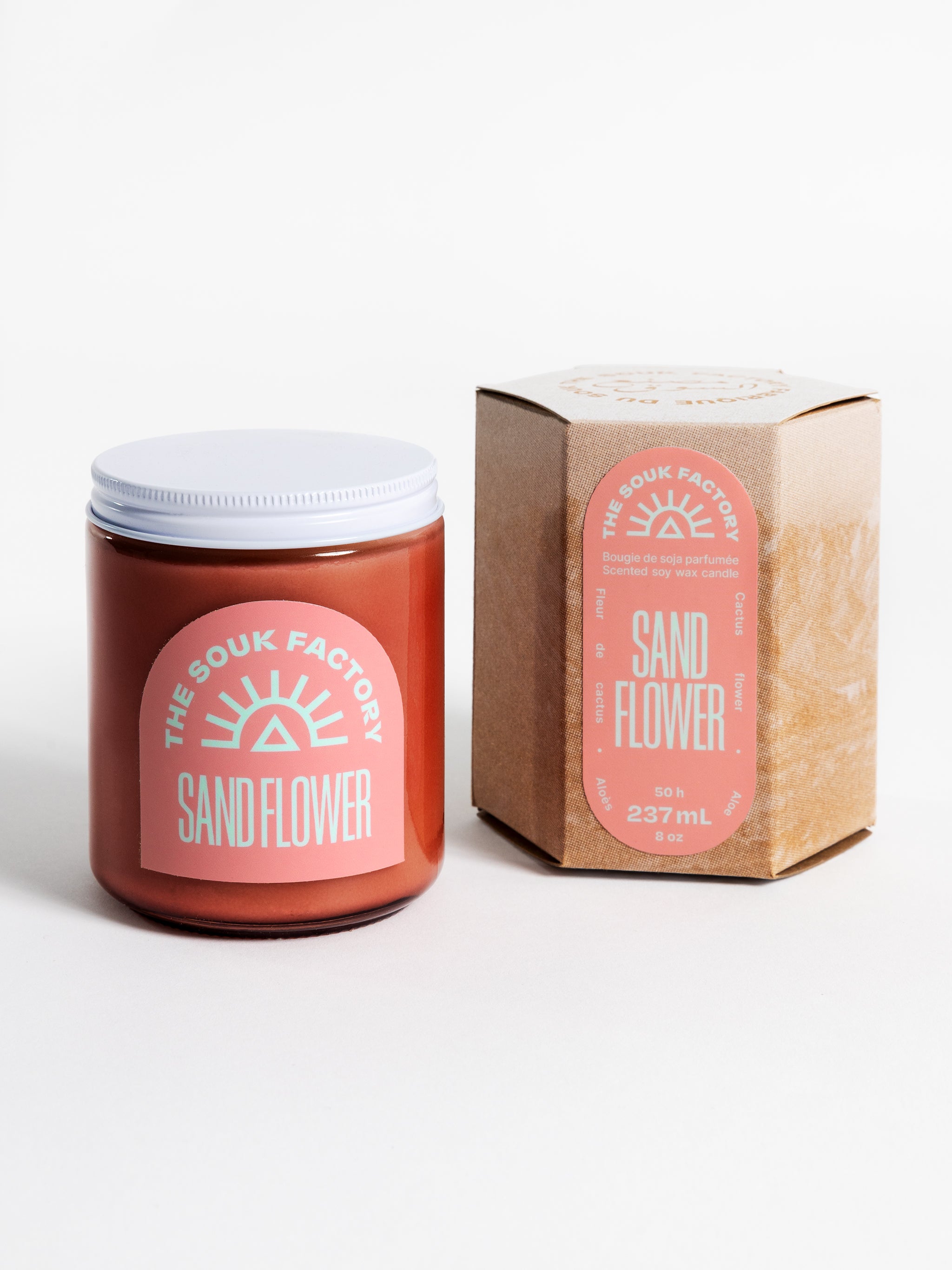 Candle - Sand Flower