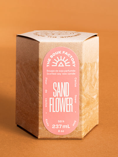 Candle - Sand Flower