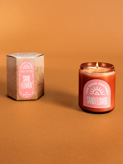 Candle - Sand Flower