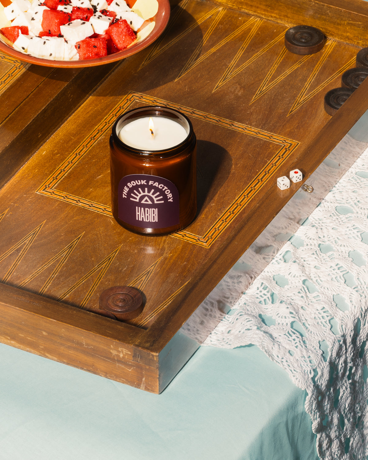 Habibi Candle - Saffron, tobacco & almond milk